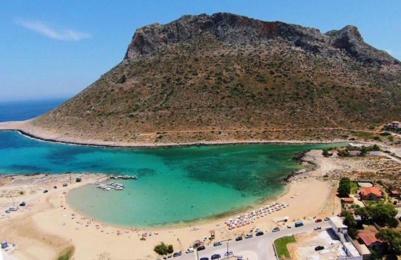 Stavros Schönes großes Grundstück direkt am Meer auf Kreta zum Verkauf Grundstück kaufen